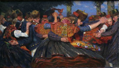 Schwälmer Dance by Carl Ludwig Noah Bantzer